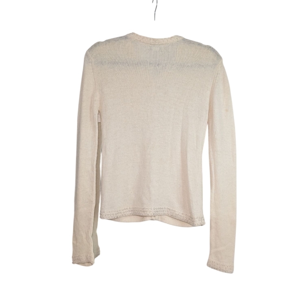 Vintage Angola Sweater with Glass Beads Detail(98) - Picture 2 of 9